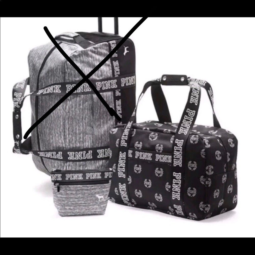 Victoria’s Secret Pink luggage